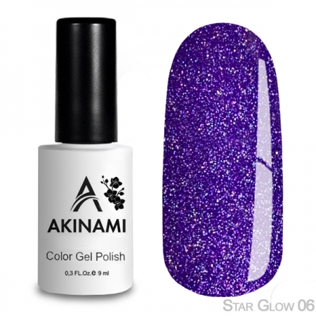  Akinami Color Gel Polish Star Glow - 06